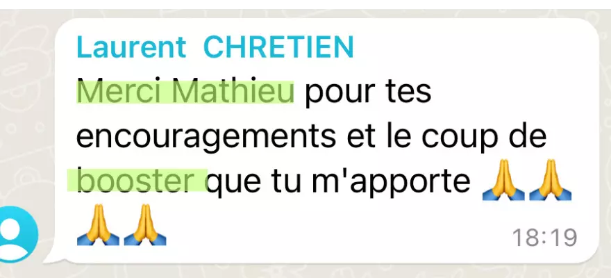 TEMOIGNAGE ATELIER COACH BUSINESS MATHIEU