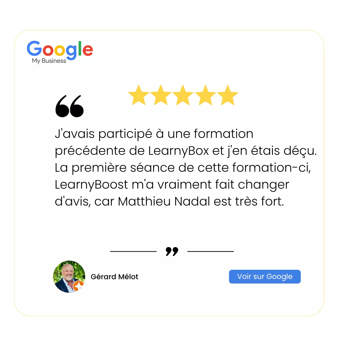 Mathieu NADAL coach business témoignage coach