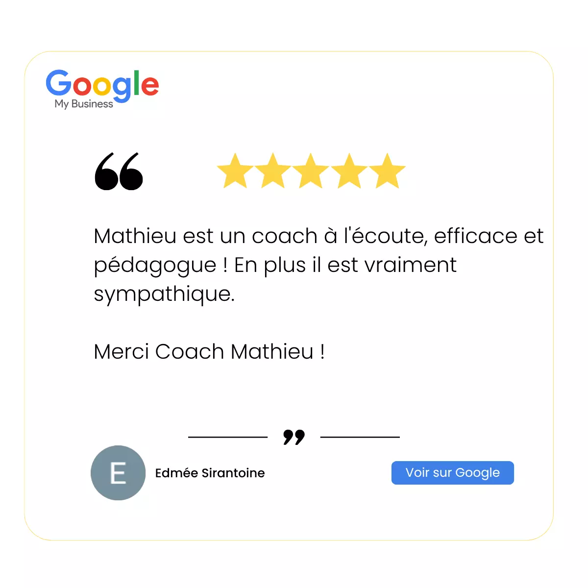 Mathieu NADAL le coach business témoignage entrepreneur 
